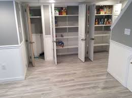 See more ideas about bathroom linen closet, linen closet, closetmaid. Basement Storage Ideas Open Closet Shelving Contemporary Basement New York By Bestway Basements Houzz
