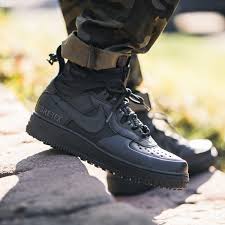 Triple Black Air Force 1 On Feet Insidesneakers Nike Air Force 1 Winter Gtx The 10th Cq7211 003 In 2020 Nike Air Force Nike Air Sneakers Men