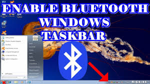If you have the device and it's not showing, here's how to activate it. Enable Bluetooth Icon In Windows 7 Youtube