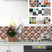 6pcs/set 3d mosaic self adhesive oil