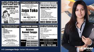 Ini tentunya menjadi peluang karena bisa jadi banyak toko emas yang membutuhkan tenaga kerja seperti anda. Loker Batam Hari Ini 6 Info Lowongan Kerja Batam Terbaru Hari Ini Selasa 9 Oktober 2018 Tribun Batam