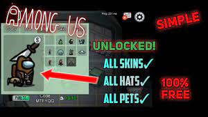 Simple Cara Buka Semua Skin Dan Pet Di Among Us Link Download