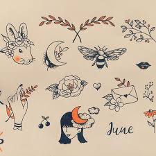 Available Designs Tattoo Flash Tattoos Floralart Orange Bunnytattoo Designs Tattooart Sketch Drawing T Bunny Tattoos Cool Tattoos Rabbit Tattoos