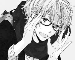 Anime guys fan art animation friends image happy tree friends cartoon friend anime anime boy female anime. Anime Boy Glasses Smile Happy Black White Cute Source Tumblr Hereisout