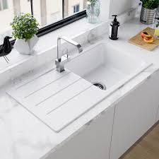 Use soft or micro fibre cloths (eg. Astini Elmo 100l 1 0 Bowl Granite Alpina White Reversible Kitchen Sink Waste Ebay