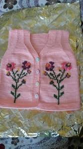 Kanavice Isli Orgu Kiz Cocuk Yelek Modeli Orgu Modelleri Cocuk Isli Kanavice Kiz Modeli Modelleri Orgu Baby Knitting Patterns Bebek Desenleri Orgu