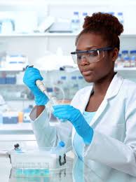 female medical laboratory scientist