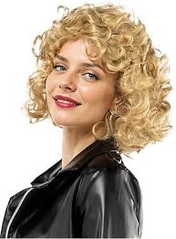 Sandy Wig Designs Plus Size Grease Good Sandy Women's Costume Dress Sandy  Brown Wig