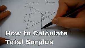 We can do this by. How To Calculate Total Surplus Youtube