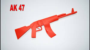 Or are you sick of your big brothers friends messing with you? How To Make A Paper Gun Ak 47 Paper Weapons Diy Youtube