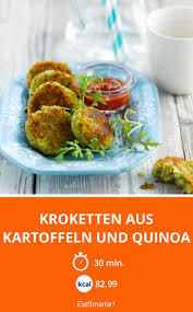 Kroketten Aus Kartoffeln Und Quinoa Rezept Kroketten Quinoa Rezepte