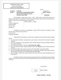 Pemberitahuan pelaksanaan penyerahan sk cpns oku formasi 2019. Format Surat Lamaran Cpns Formasi Tahun 2019 Bkpp Kabupaten Demak