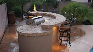 Island Bbq With Seating Backyard Remodel Backyard Patio Designs Outdoor Kitchen Island