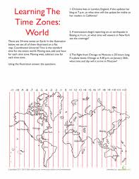 World Time Zones World Time Zones Time Zones Social Studies Worksheets