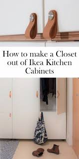 Using Ikea Kitchen Cabinets As A Closet Our Guide To The Everyday Ikea Kitchen Cabinets Ikea Kitchen Closet Redesign