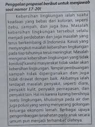 Demikian informasi yang dapat kami bagikan mengenai contoh proposal perbaikan jalan lingkungan rt. Judul Yang Tepat Untuk Penggalan Proposal Tersebut Adalah A Pengaruh Kebersihan Lingkungan Brainly Co Id