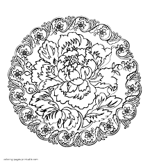 Download Flowers Colouring Pages For Adults Coloring Pages Printable Com