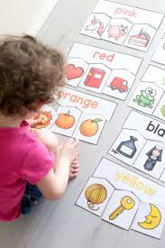 New daily puzzles each and every day! Colour Puzzles For Toddlers And Preschoolers Little Lifelong Learners Teaching Toddlers Colors Toddler Learning Activities Teaching Toddlers