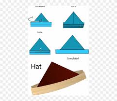 This post is an additional post to show you how to make a basic origami bookmark corner. Simple Origami Hat Easy Origami Instructions How To Easy Origami Instructions Hat Hd Png Download 500x707 6283825 Pngfind