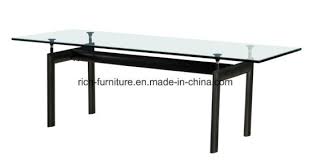 These turned black legs in solid beech give stocksund sofa a traditional look. Modern Dining Room Le Corbusier Lc6 Glass Dining Table Furniture China Lc6 Glass Dining Table Dining Table Made In China Com