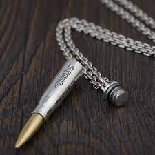 Men S Sterling Silver Bullet Necklace Jewelry1000 Com Sterling Silver Mens Bullet Necklace Mens Jewelry