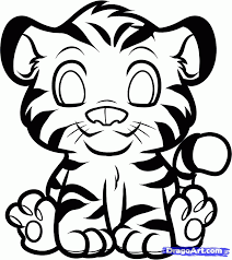 Baby tiger with mom coloring page. Cute Tiger Coloring Pages Nucoloring Xyz Coloring Home