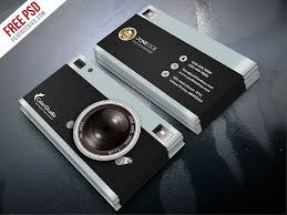 Exchanging business cards is one of the more time honored one. Photography Business Card Template Free Psd Psdfreebies Com