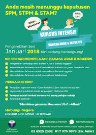 Kolej darul hikmah can be abbreviated as kdh. Kursus Pemantapan Bahasa Inggeris Arab Bagi Lepasan Spm Stpm Dan Stam