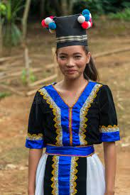 In laos, many adolescent hmong courtships were begun at the time of the annual new year's celebrations. Madchen Vom Bergvolk Ethnischer Minderheit Laos Hmong Redaktionelles Stockfoto Bild Von Hmong Kostum 78586223