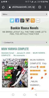 8896061928 abdul 1.230.874 views2 year ago. Mijin Yarinya Complete Masu Data Muje Littafan Hausa Zallah Facebook