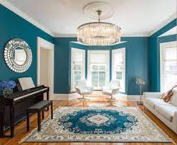 Blue living room decor ideas. 10 Living Rooms That Boast A Teal Color