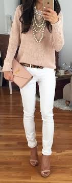 Pearl necklaces have a touch of elegance and are combined with both casual wear and evening wear. Beige Pearl Necklace Outfits 14 Ideas Outfits Lookastic