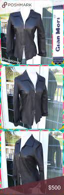 Gian Mori Luxe Black Turkish Leather Biker Jacket Clothes Design Fashion Design Fashion Trends