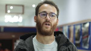 Pilar Álvarez y Javier Carrera (Cuco). Presentación en el Cine Club  Casablanca. 19 de marzo