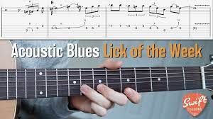 Classic Acoustic Blues Lick In Emaj Guitar Lesson W Tabs Youtube Guitar Lessons Blues Guitar For Beginners