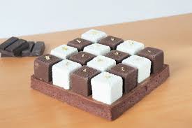 Tarte Damier Chocolat Noisette Recette Olivia Patisse X Pixcake Chocolat Noisette Recette Entremet Chocolat Gateau Cube