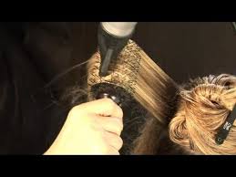 Brushing dry hair is an instant recipe for frizz and will loosen your curls right out of shape. How To Use A Round Brush To Curl Your Hair Youtube