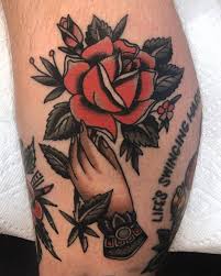 Tiny tattoos are automatically adorable, and i'm warning you, these dainty little gems are going to leave you craving for some. Jarret Crosson Tattoos Hand Holding A Rose Email For Appointments I