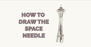 Then, connect it to the first support using two curved lines. How To Draw The Space Needle Really Easy Drawing Tutorial