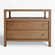 Dark mahogany wayfair north america. Nightstands And Bedside Tables Online Crate And Barrel
