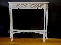 Entryway hall trees console tables coat racks benches wall hooks. Hall Table Carved Small Table White Black Orpheus Emporium