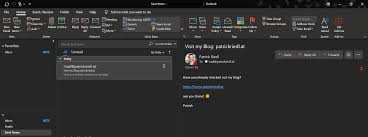 Maybe you would like to learn more about one of these? Outlook Has A Real Dark Mode Patrickriedl At
