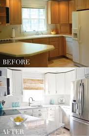 Our Kitchen Transformation From Dull To Bright Kitchen Transformation Paint Cabinets White New Kitchen Cabinets