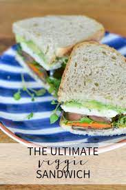 The Ultimate Vegetarian Sandwich Recipe You Do Not Have To Wait For A Restaurant To Make You An Amazing Veggi Veggie Sandwich Recipes Veggie Sandwich Recipes