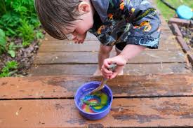 Whether it's a downpour or an unexpected snowfall, the weather forecast can quickly leave kids feeling restless while stuck indoors. 14 Fun Outdoor Rainy Day Play Activities For Kids Toddlers Too The Crazy Outdoor Mama