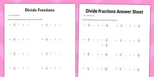 Interactive or worksheet graph interpretation questions. Ks2 Dividing Fractions By Whole Numbers Worksheet