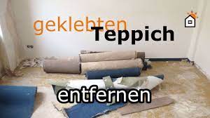 Danach schneidest du den teppich mithilfe eines cuttermessers in streifen und rollst ihn auf. Geklebten Teppich Entfernen Teil 1 Youtube
