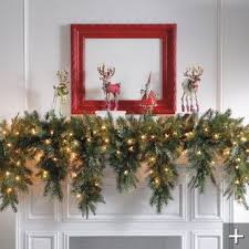 6 Cascading Christmas Garland Grandin Road Christmas Garland Christmas Fireplace Christmas Mantel Decorations