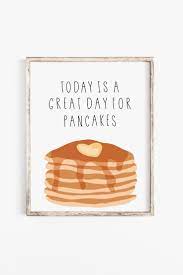 Pancake Printable Quote Wall Art For The Kitchen Etsy Printable Artwork Wall Art Quotes Pancake Day Pictures