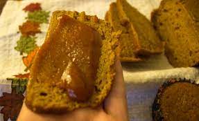 Add bananas, buttermilk and vanilla. Applesauce Pumpkin Bread Soft Delicious Great For Sharing